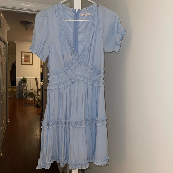 Francesca’s Ruffled Mini Dress - Picture 2 of 3